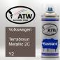 Preview: Volkswagen, Terrabraun Metallic 2C, Y2: 400ml Sprühdose, von ATW Autoteile West.